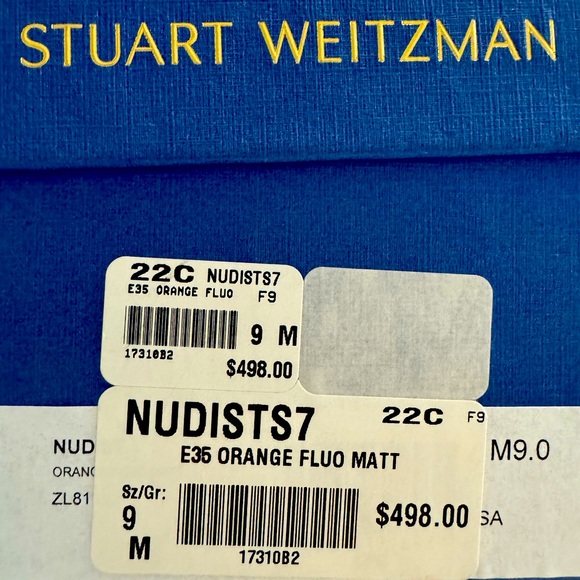 NWT Stuart Weitzman Nudist Heels - Picture 2 of 2